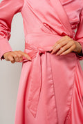 Iza Midi Dress - Coral