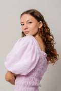 Rikko Stripe Dress - Rose
