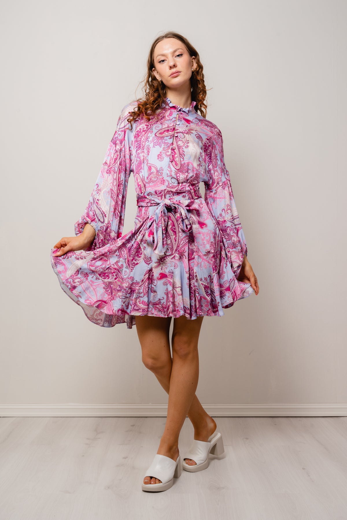 Aliah Dress - Paisley Purple