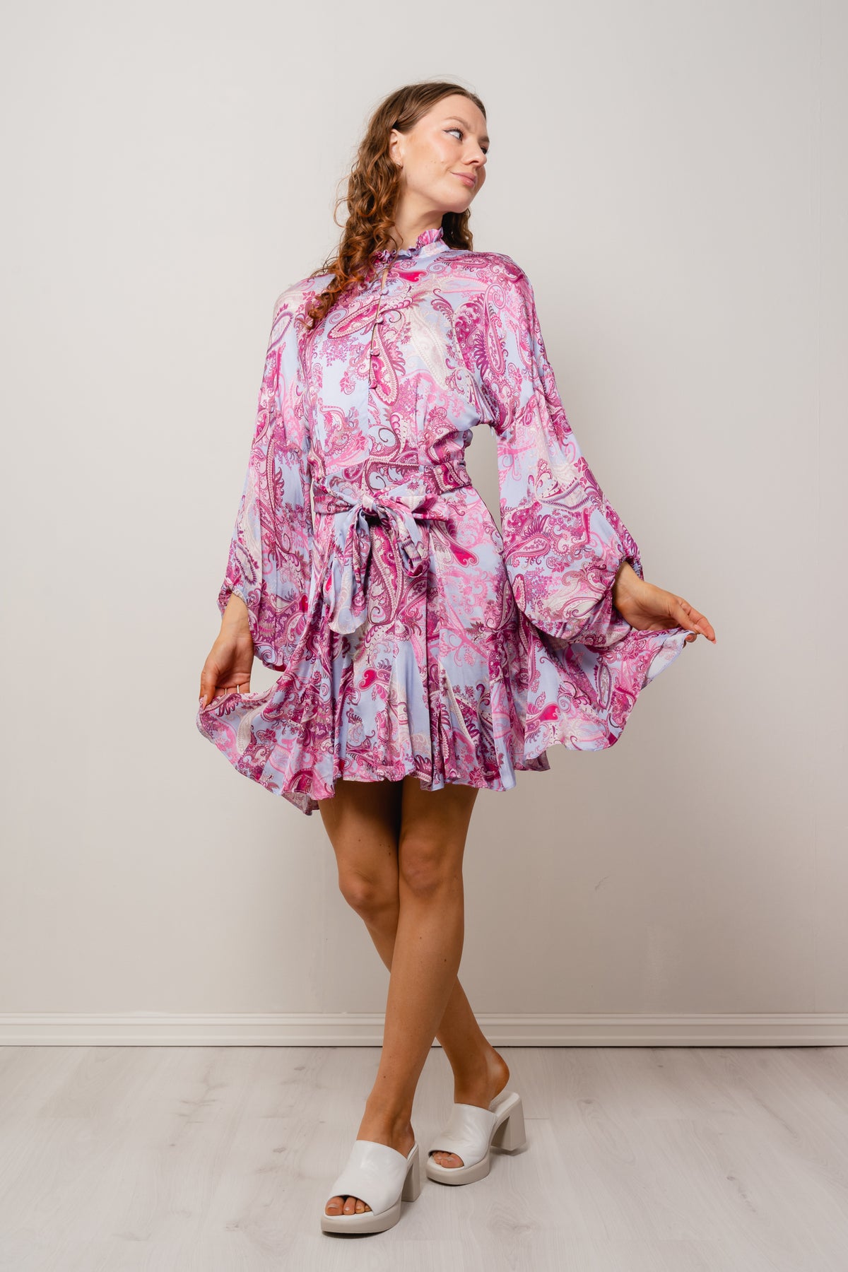 Aliah Dress - Paisley Purple