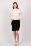 PapinaIW O-neck Pullover - White Smoke - InWear - Gensere - VILLOID.no