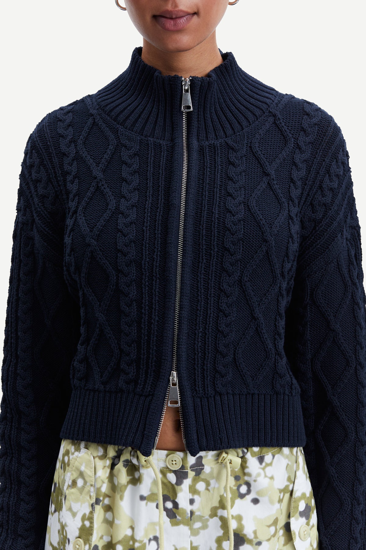 Nikole Zip Cardigan 14631 - Salute