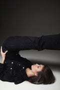Noelle Denim Jacket - Washed Black