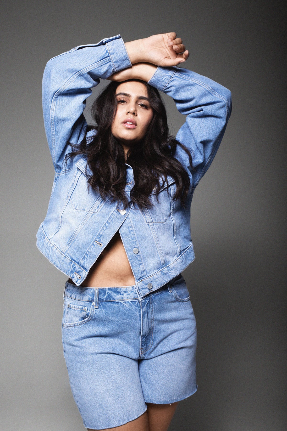 Noelle Denim Jacket - Light Blue