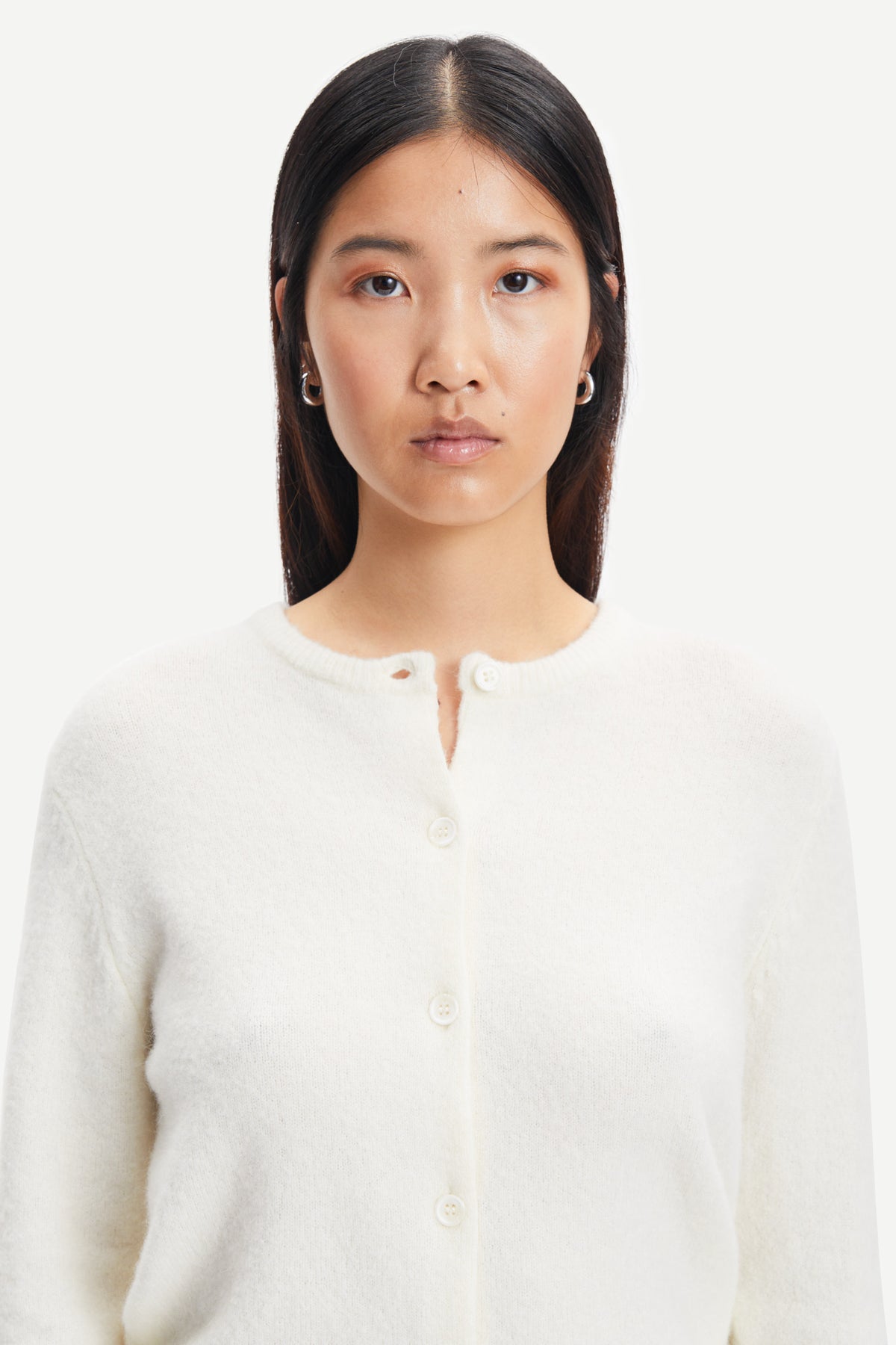 Nor Short Cardigan - Whisper White