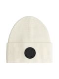 Round Patch Beanie - Star White
