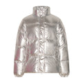 Nelli Puffer Jacket - Silver Metal