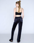 Del Ray Classic Velour Pant Pocket - Night Sky