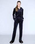 Del Ray Classic Velour Pant Pocket - Night Sky