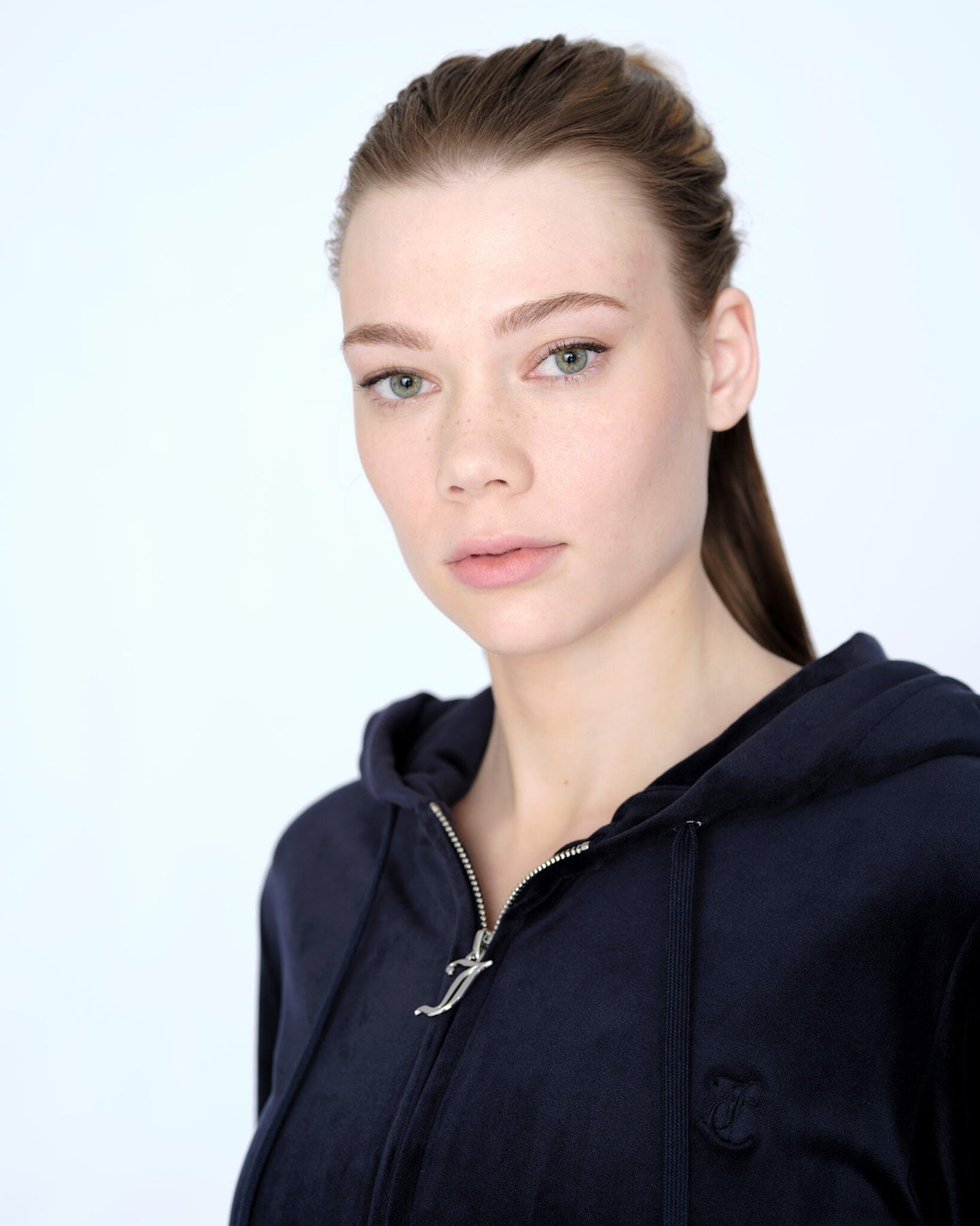 Robertson Classic Velour Zip Hoodie - Night Sky