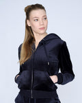 Robertson Classic Velour Zip Hoodie - Night Sky