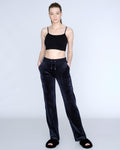 Del Ray Classic Velour Pant Pocket - Night Sky