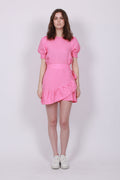 Serena Linen Dress - Pink - Ella & il - Kjoler - VILLOID.no