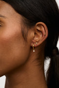Pearl Drop Hoop & Starburst Stud Pack - Pearl