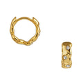 Molten & Sw Earrings - Gold