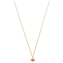 Evil Eye Ditsy Charm Necklace - Capri