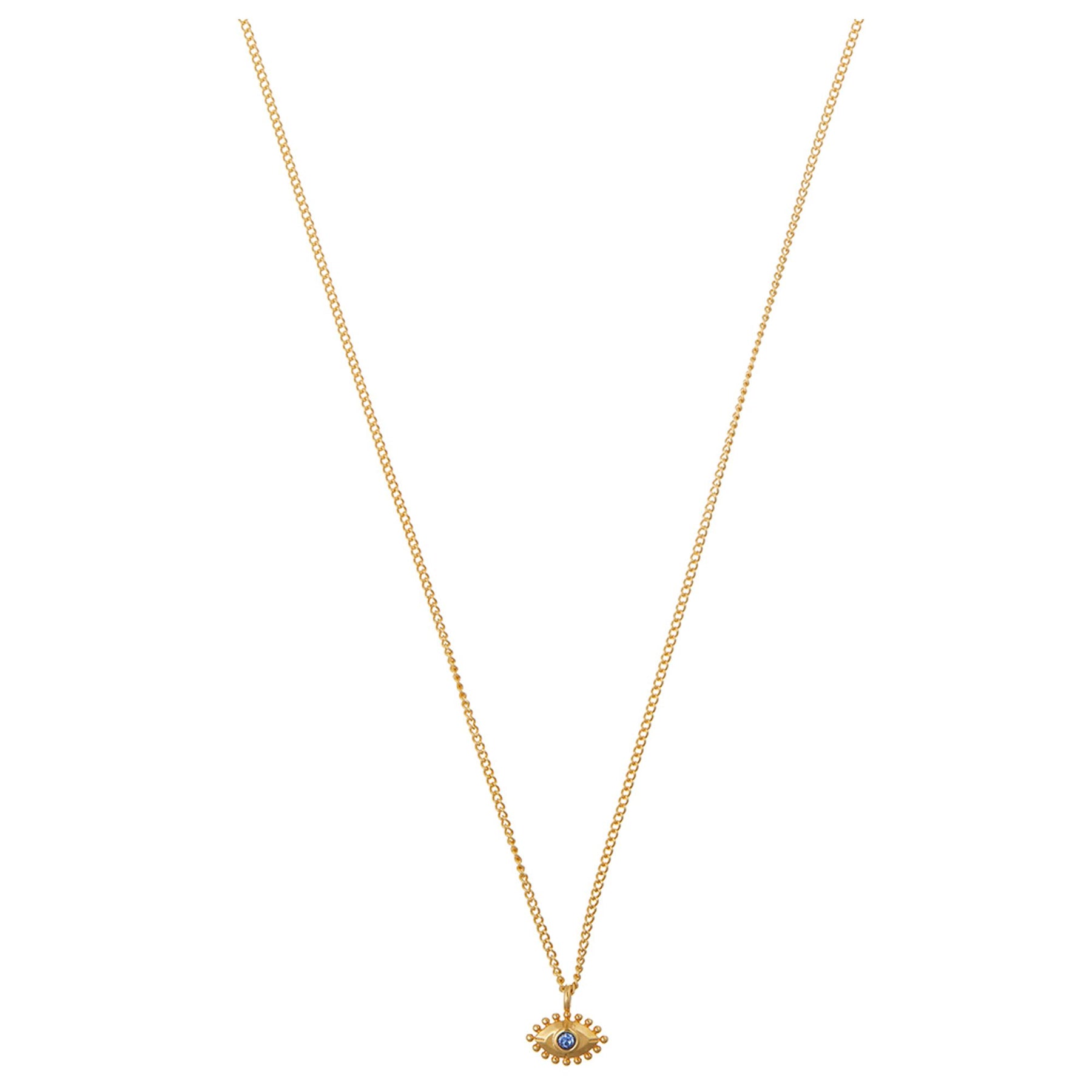Evil Eye Ditsy Charm Necklace - Capri