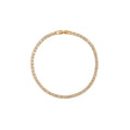 Crystal Cup Chain Tennis Bracelet 19 cm - Crystal