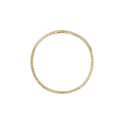 Cup Chain Tennis Bracelet - Apple Green