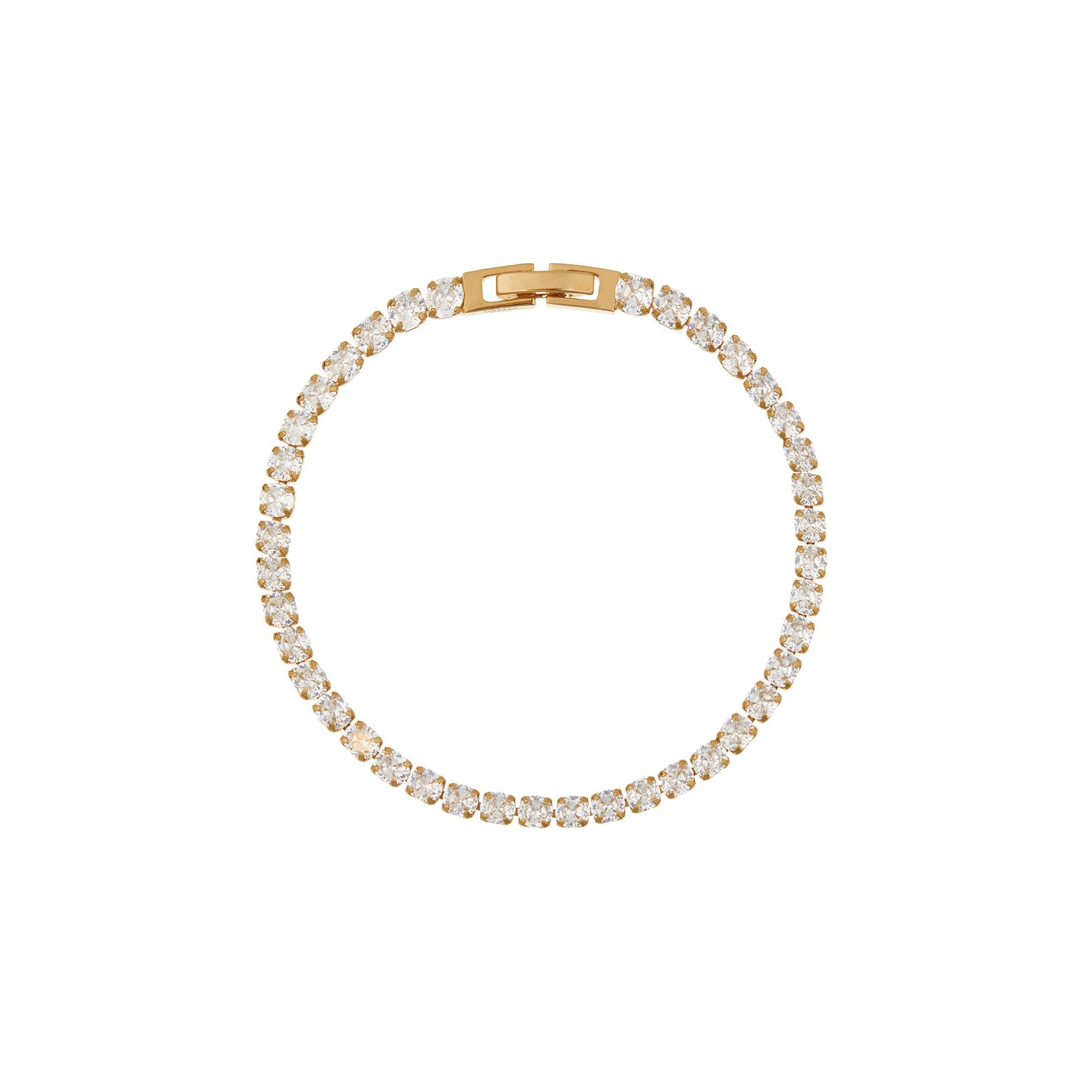 Cup Chain Tennis Bracelet - Lemon
