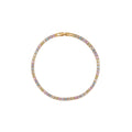 Cup Chain Tennis Bracelet - Rainbow