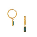 Emerald Baguette - Gold