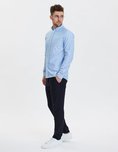 Oliver Oxford Shirt - Light Blue