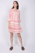 Gunvor Aztec Dress - Pink - Neo Noir - Kjoler - VILLOID.no