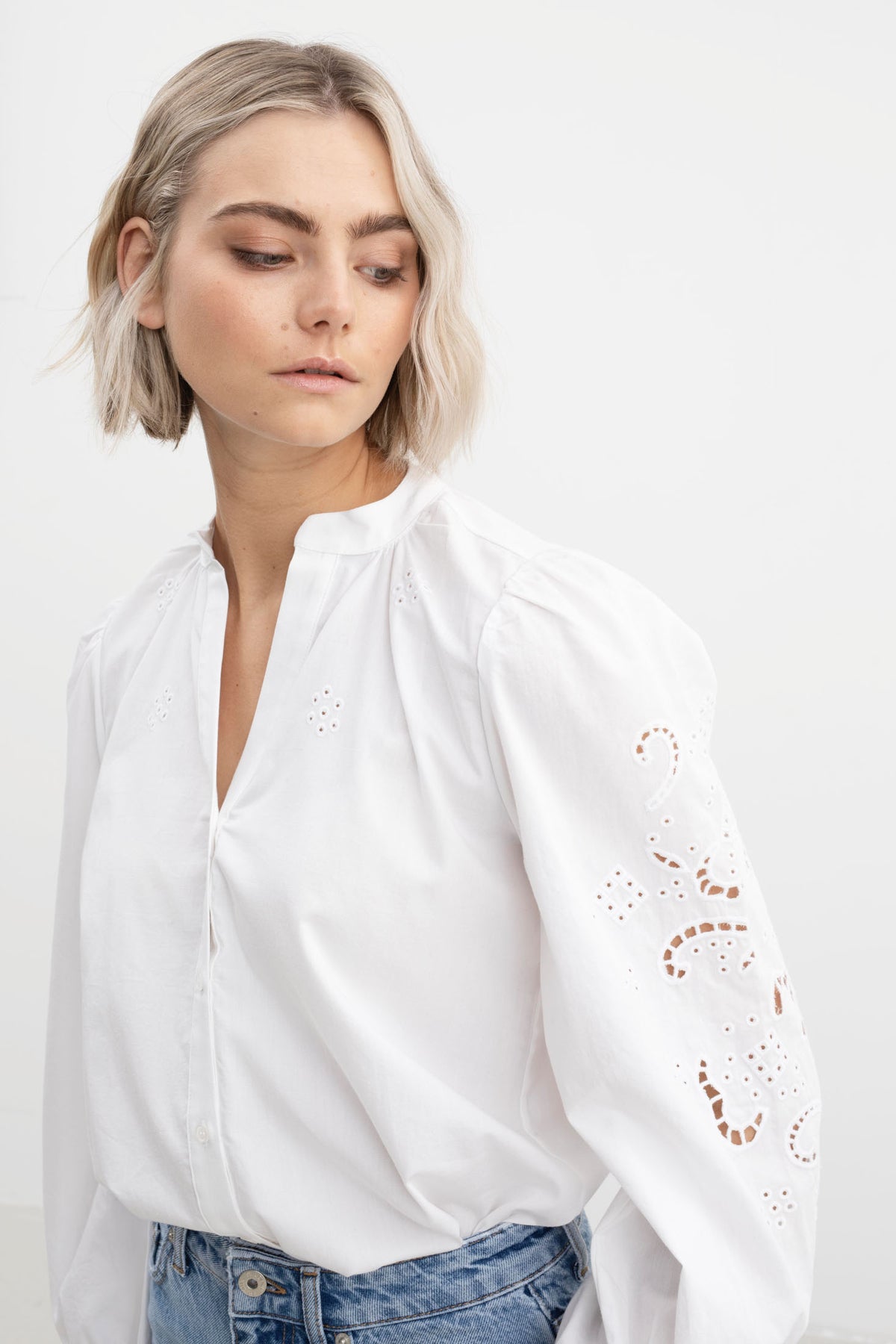 Palermo Blouse - White