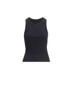 Pia Rib Singlet - Black