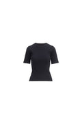 Pippa Rib Tee - Svart