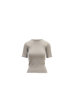 Pippa Rib Tee - Dusty Olive