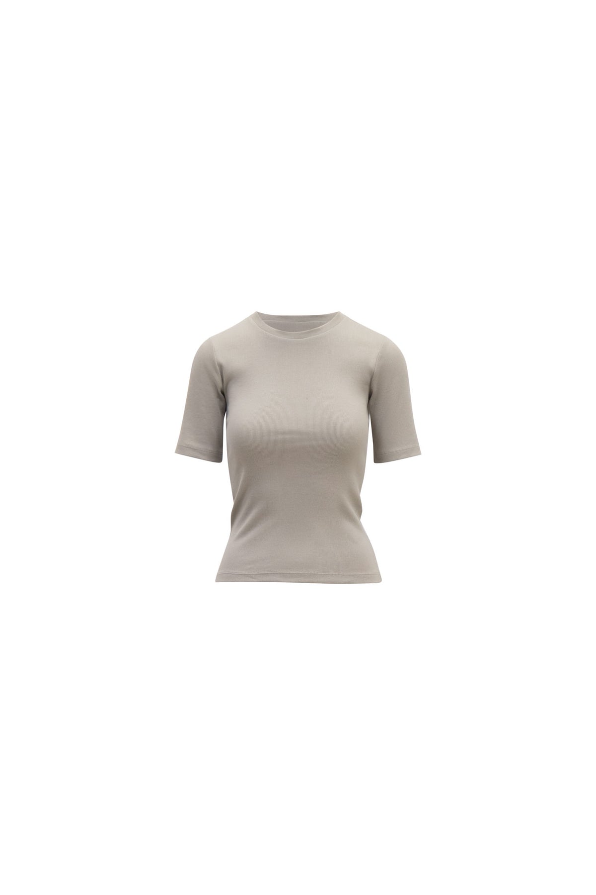 Pippa Rib Tee - Dusty Olive