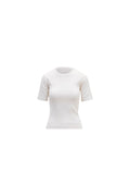Pippa Rib Tee - Ecru