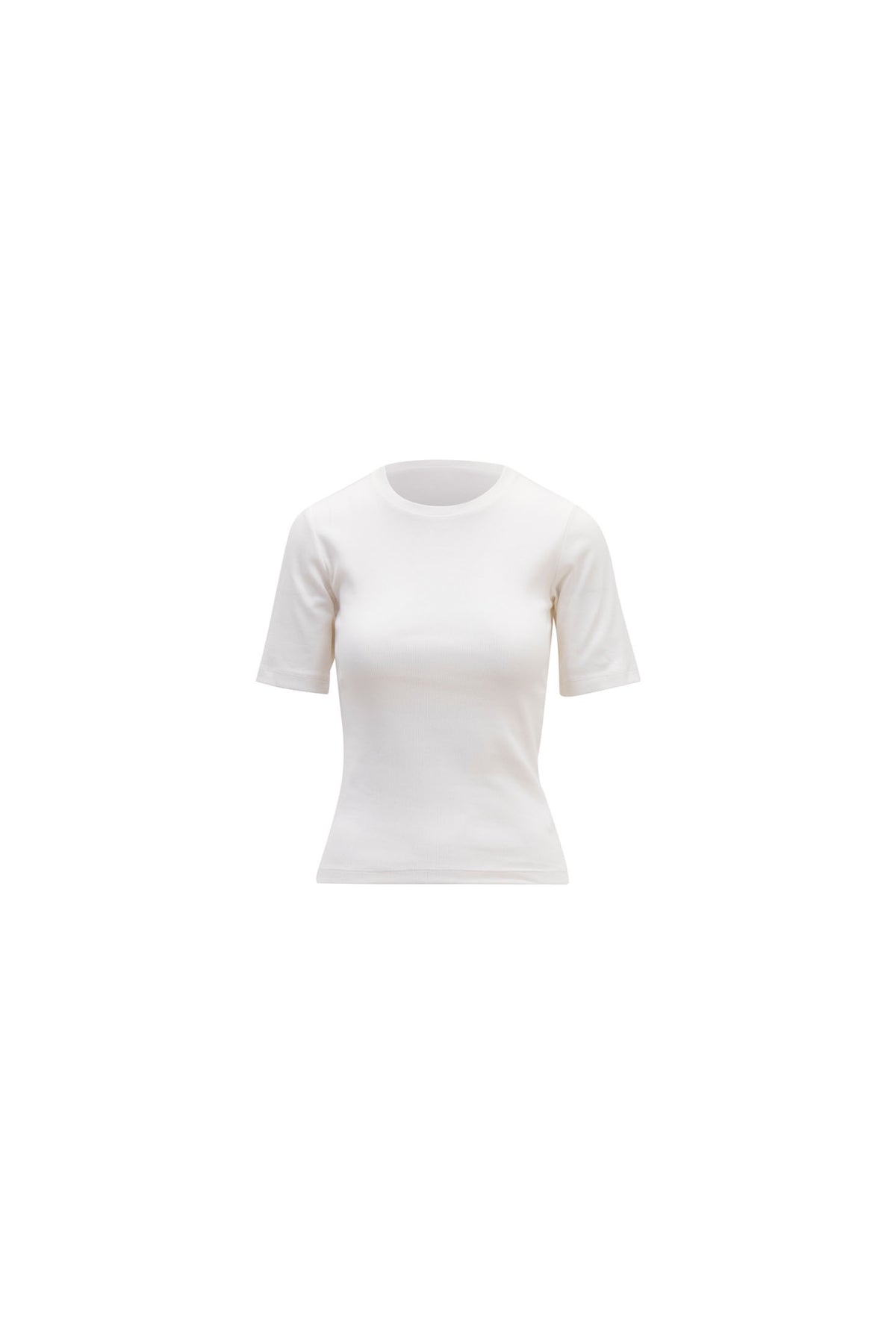 Pippa Rib Tee - Ecru