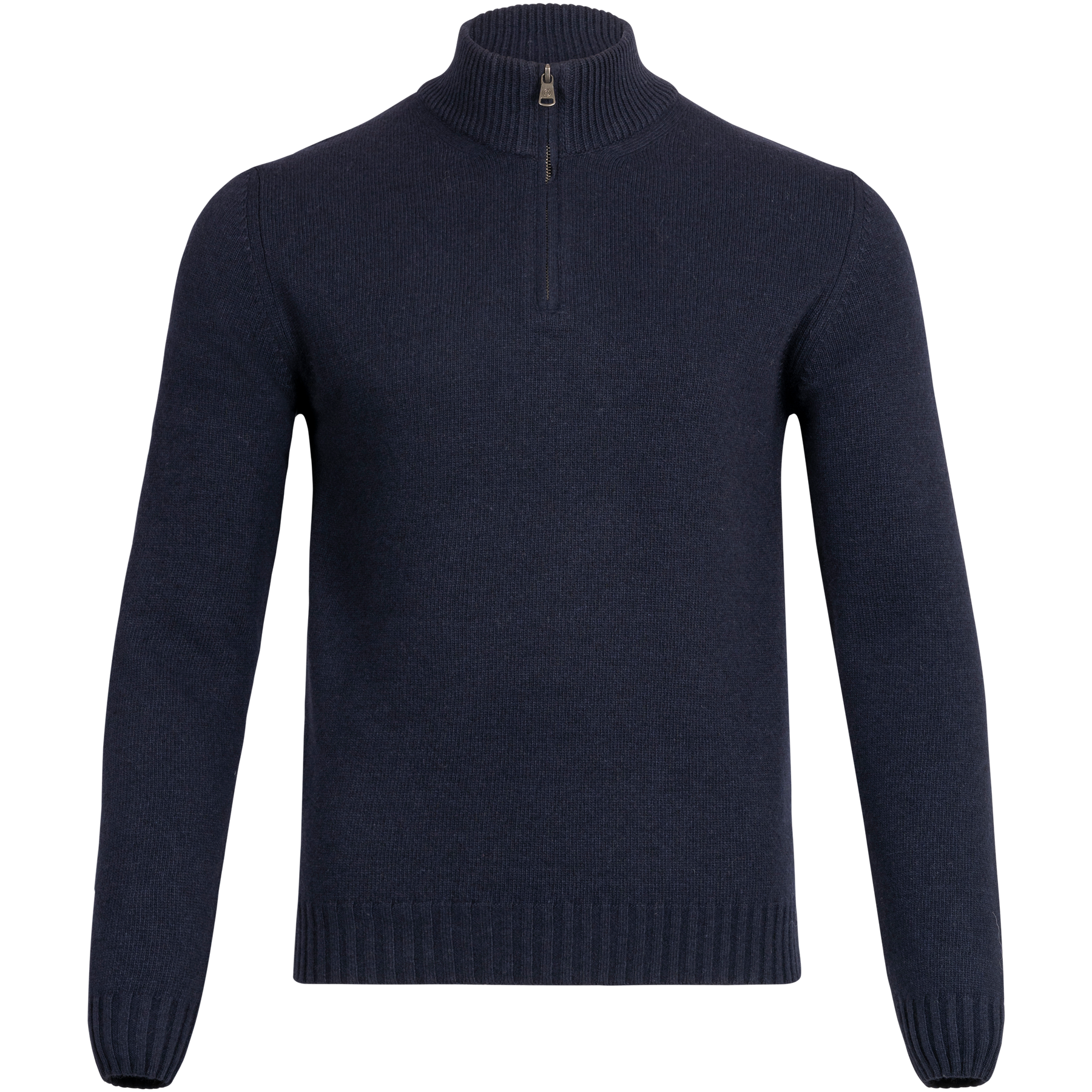 4472 Mens Half Zip Sweater - Navy Blue