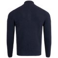 4472 Mens Half Zip Sweater - Navy Blue