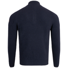 4472 Mens Half Zip Sweater - Navy Blue