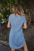 KaminasPW Dress - Medium Blue Denim