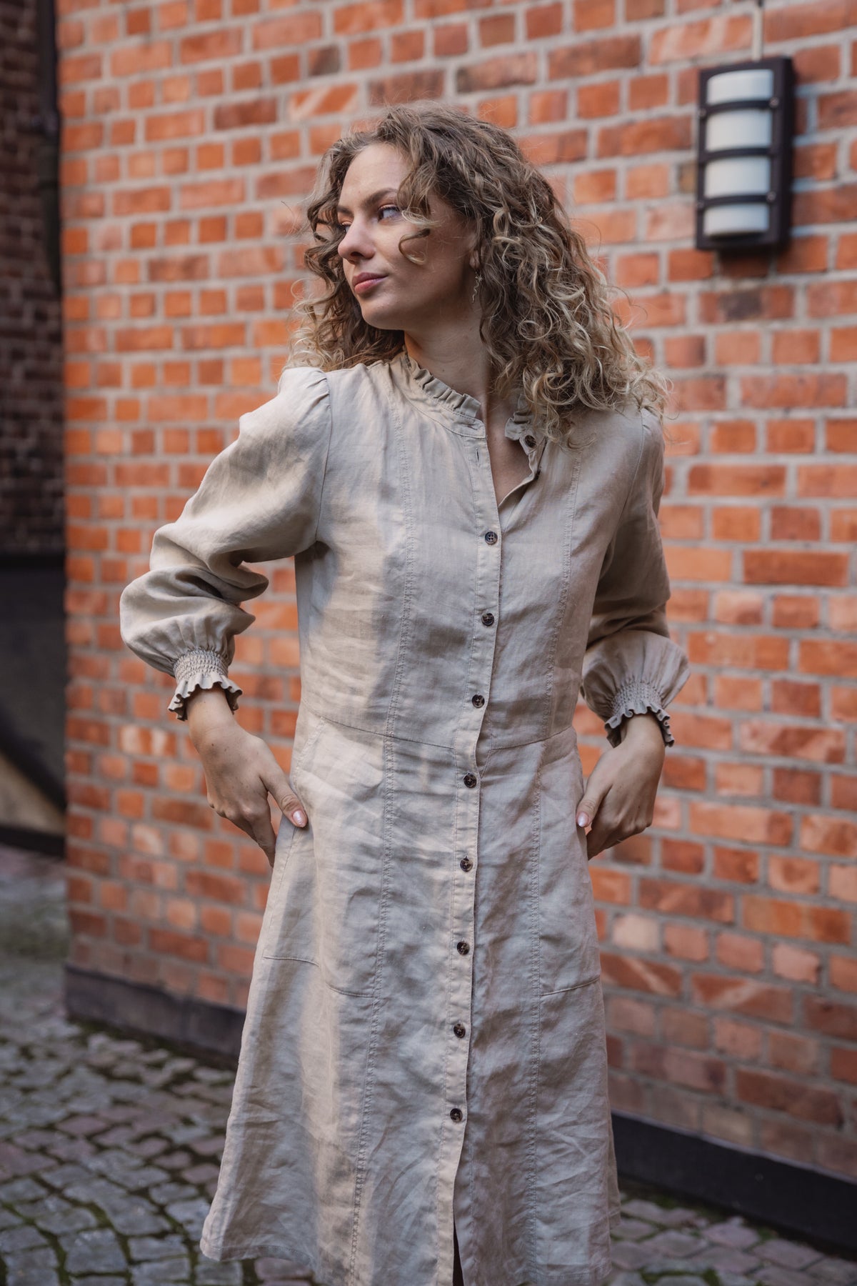 RuthiePW Dress - White Pepper