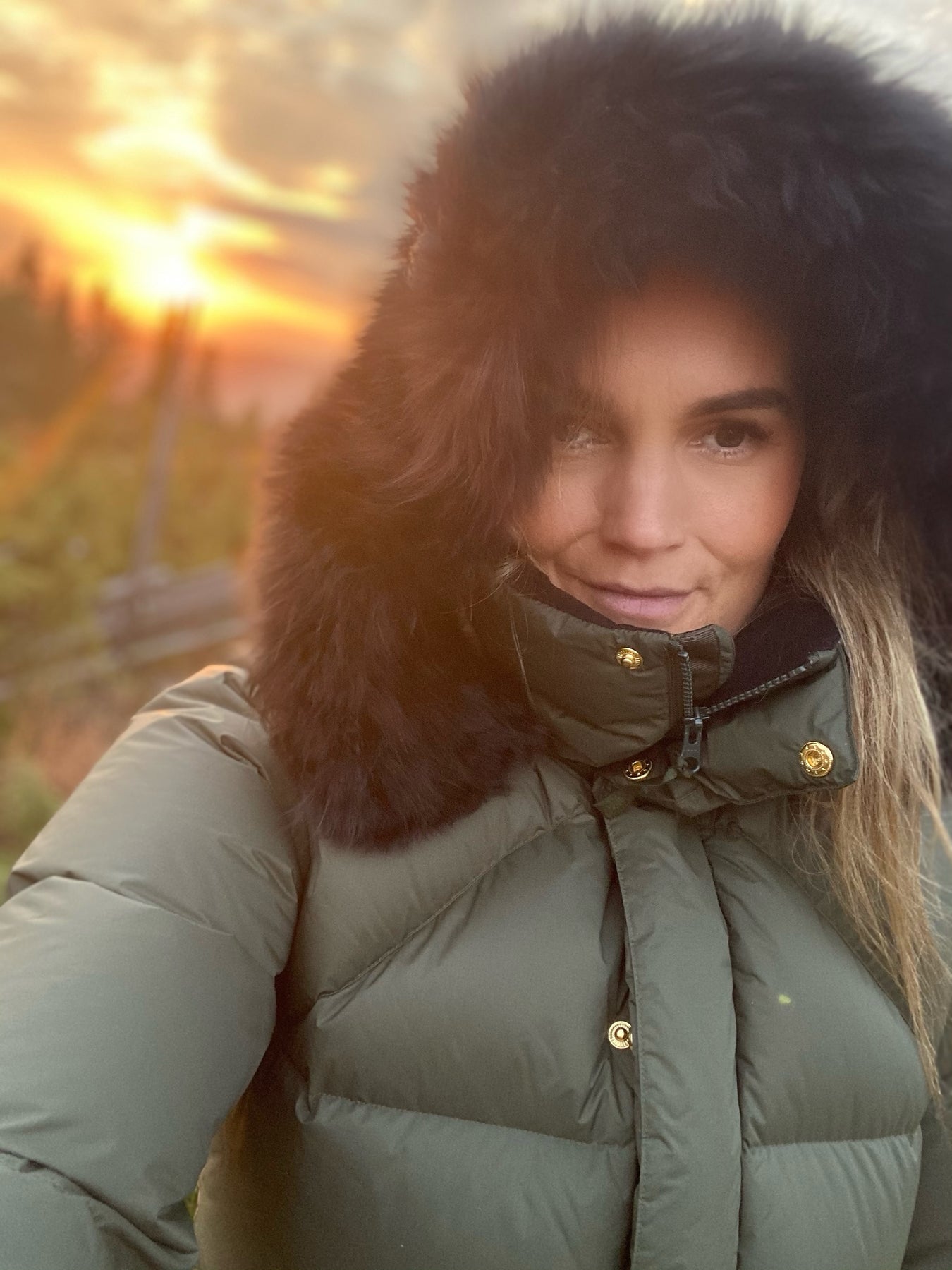 Polaris Down Coat - Forest Night
