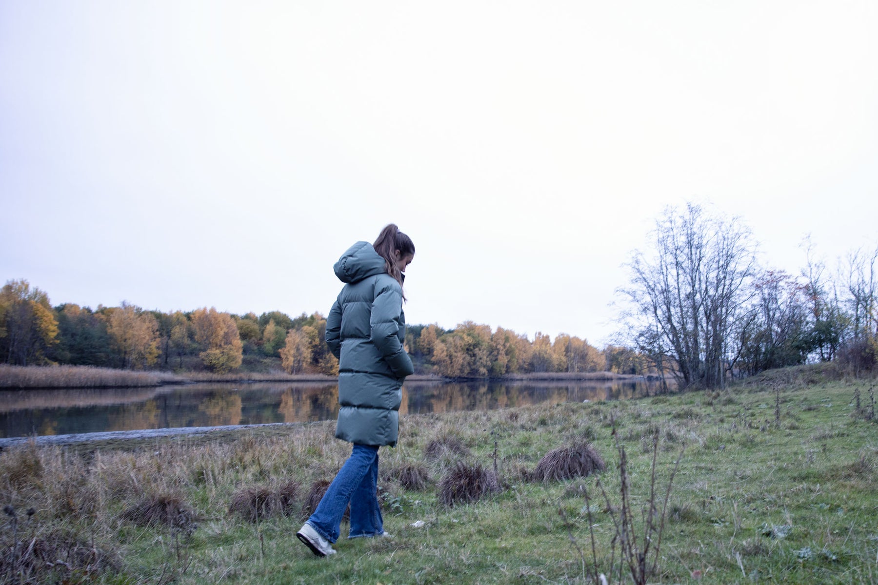 Pollux Down Coat - Tea Leaf