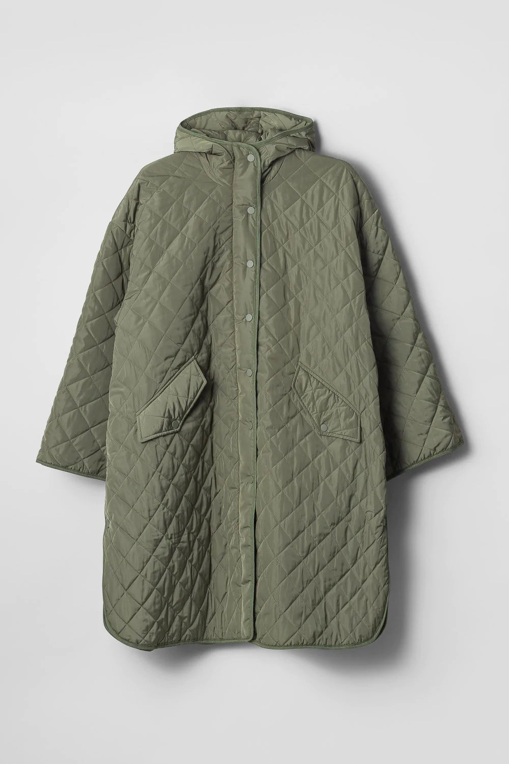 Afterski Poncho - Dusty Olive