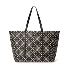 Abi Printed Tote Bag - Black