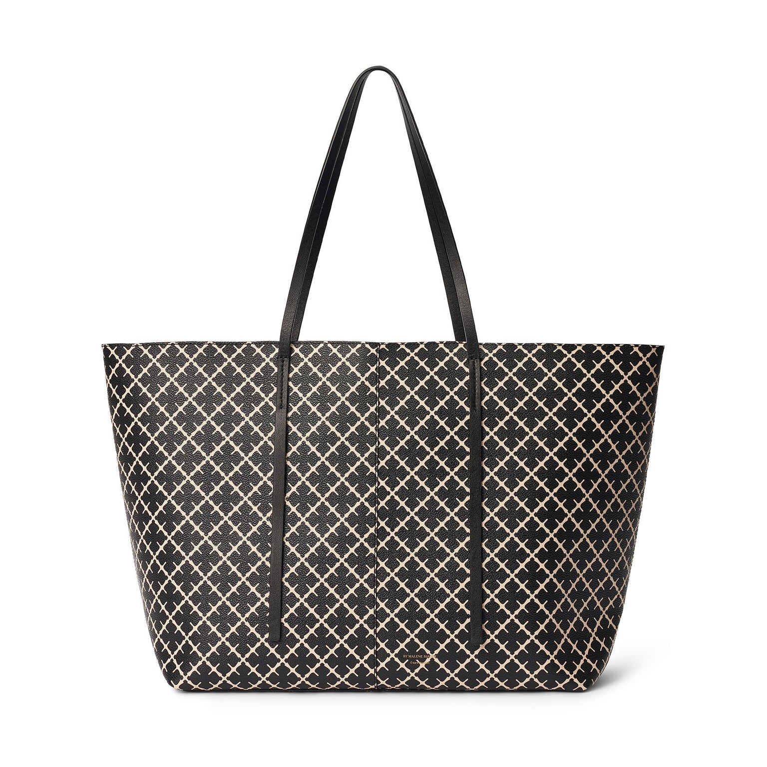 Abi Printed Tote Bag - Black
