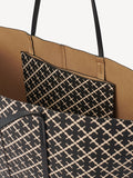 Abi Printed Tote Bag - Black