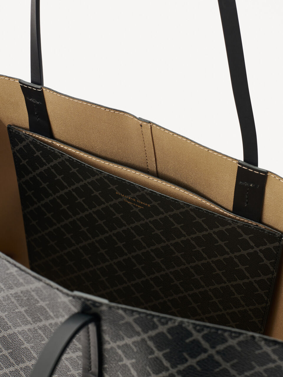 Abi Mönstrad Tote Bag - Charcoal