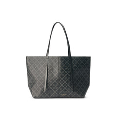 Abigail Printed Tote Bag - Charcoal