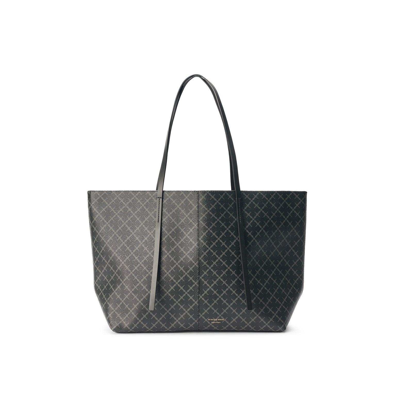 Abigail Printed Tote Bag - Charcoal