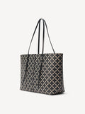 Abigail Printed Tote Bag - Svart